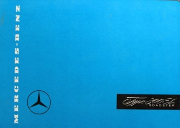 Mercedes-Benz 300 SL Roadster Modelprogram 1958 Carbrochure (3054)